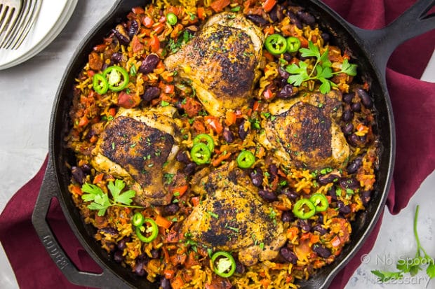 Cajun Chicken with Pinto Beans Recipe
