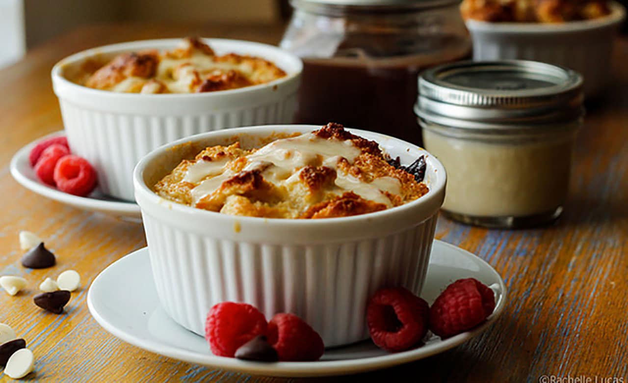 Carnival Bread Pudding on a Stick