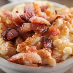 Cauliflower "Mac" with Bacon and Smoked Gouda Recipe