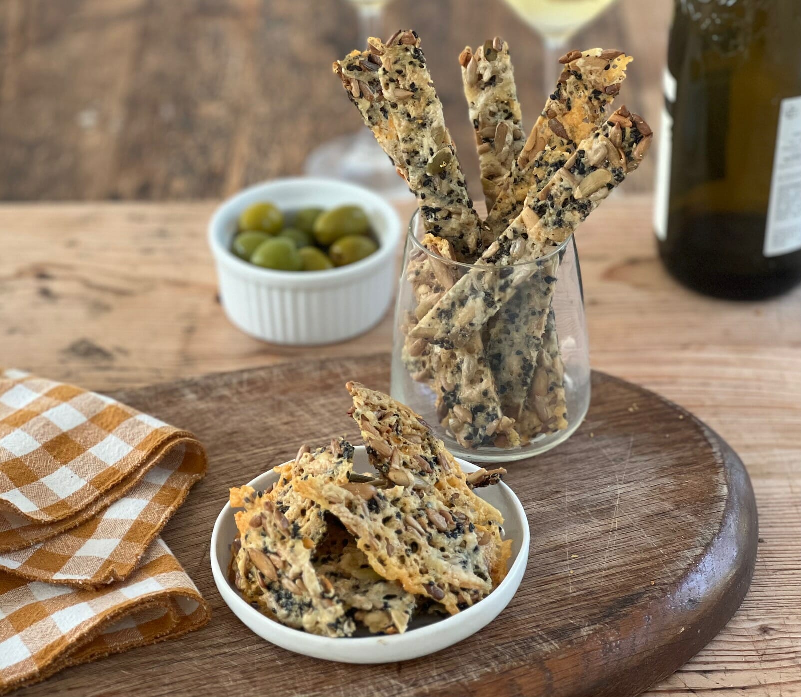 Cheddar-Parmesan Crackers Recipe