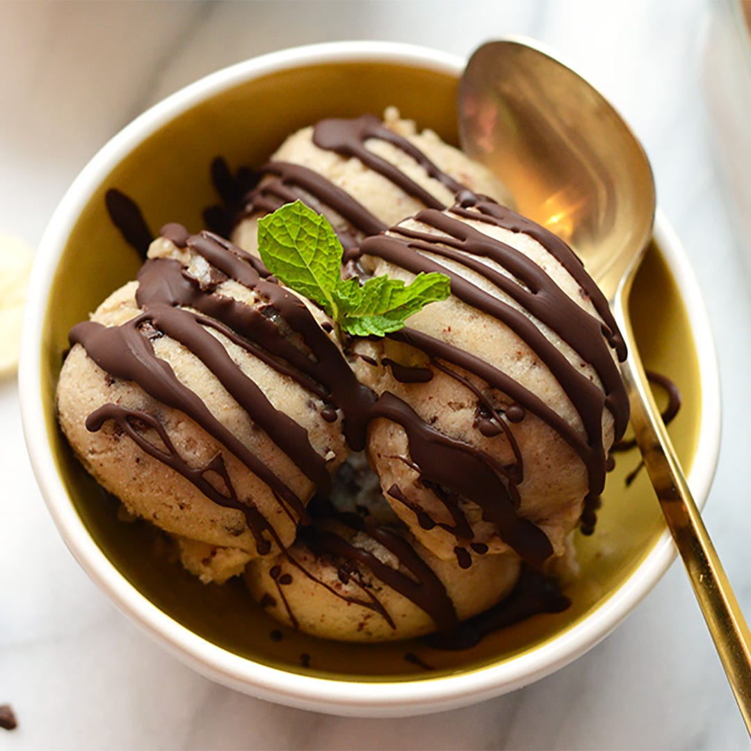 Chocolate Banana Chunk Ice Cream Recipe