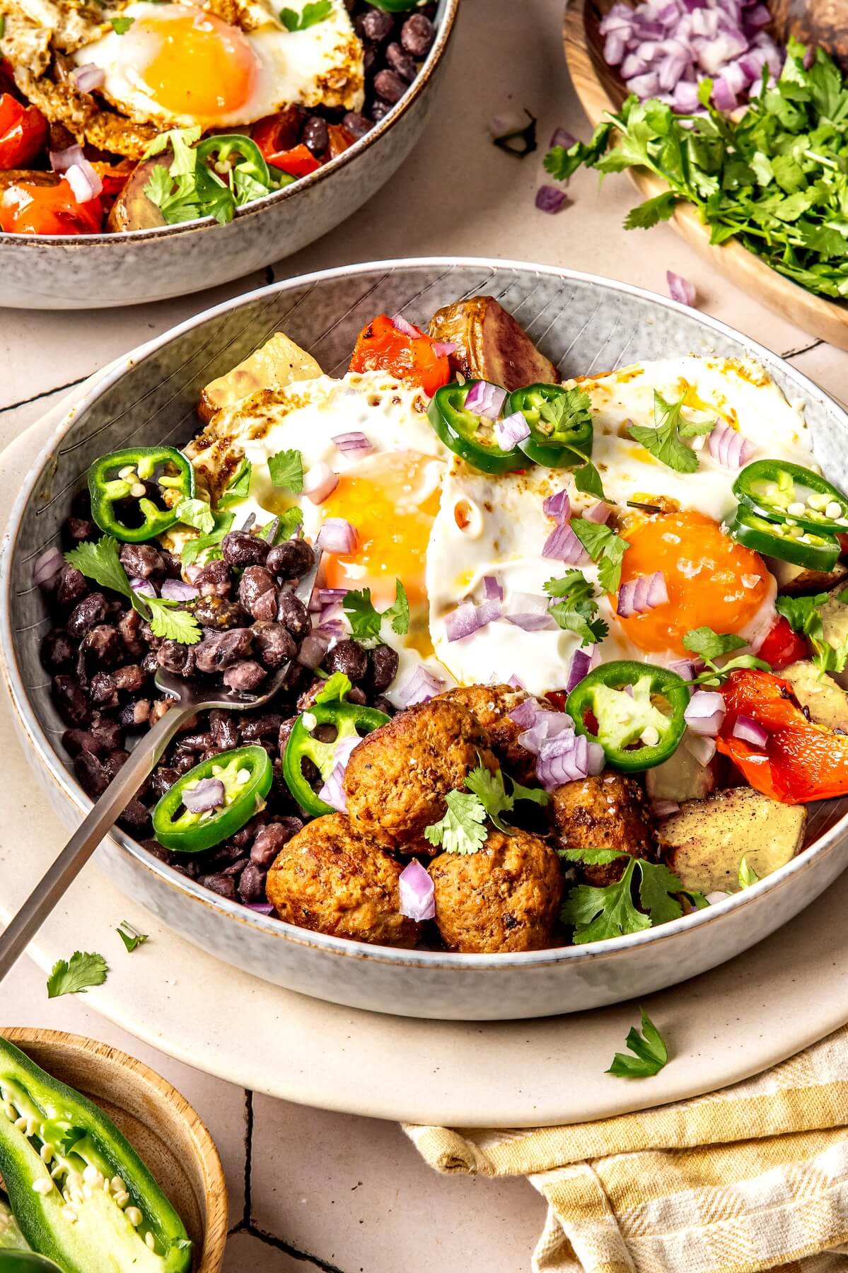Chorizo Breakfast Burrito Bowls Recipe