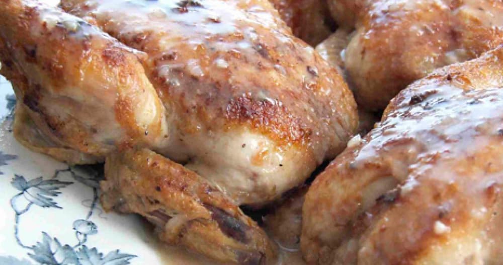 Cornish Hens Au Vin Recipe