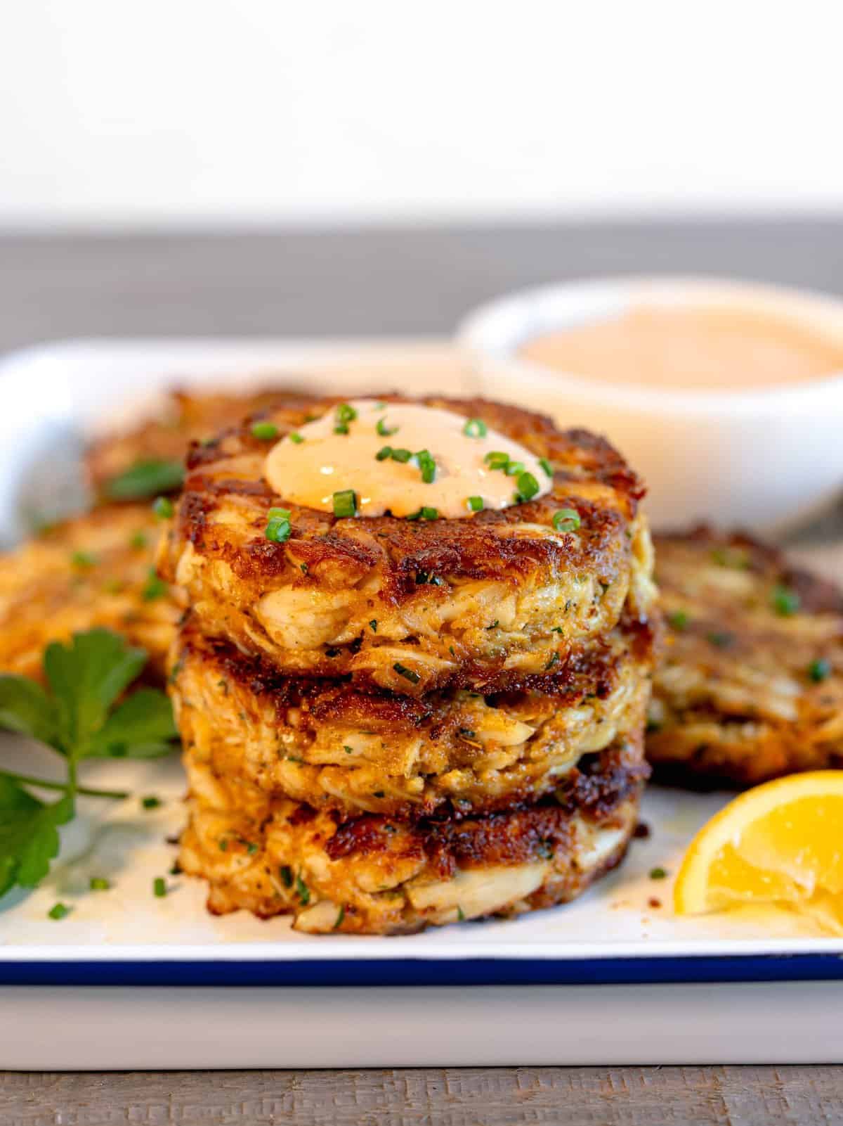 Crab Cakes with Remoulade Sauce Recipe