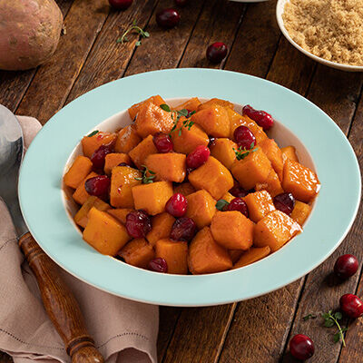 Cranberry-Glazed Sweet Potatoes Recipe