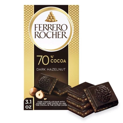 Dark Chocolate and Hazelnut Candies Recipe