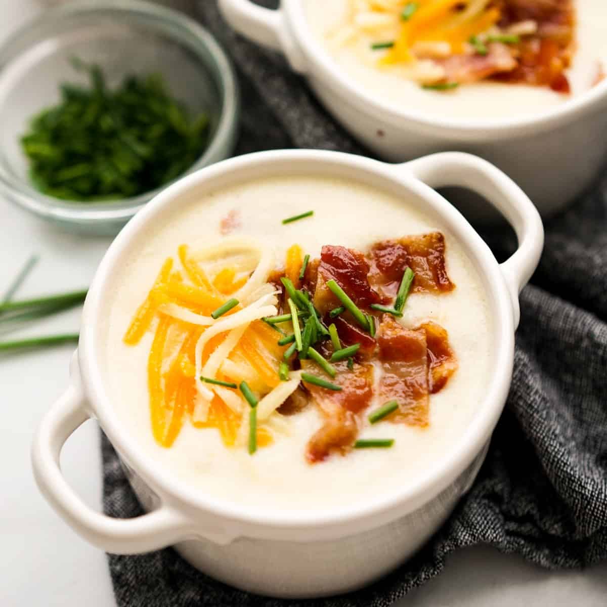 DIY Instant Potato-Bacon and Chive Soup Recipe