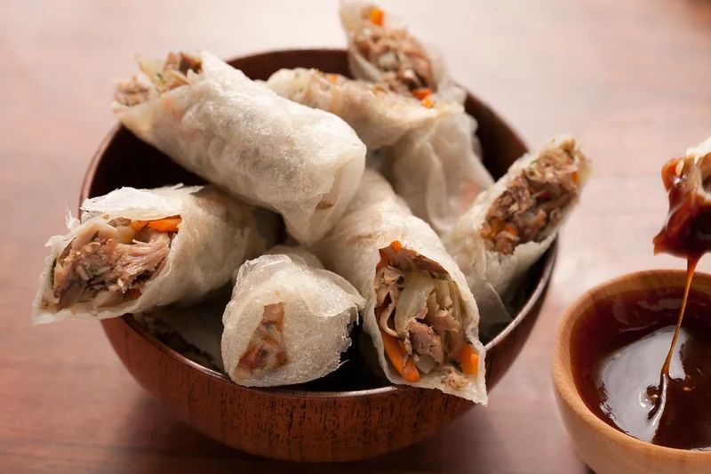 Duck Confit Spring Rolls Recipe