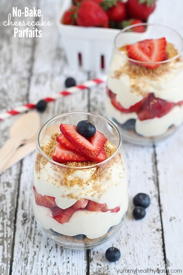 Easy No-Bake Cheesecake Parfaits Recipe