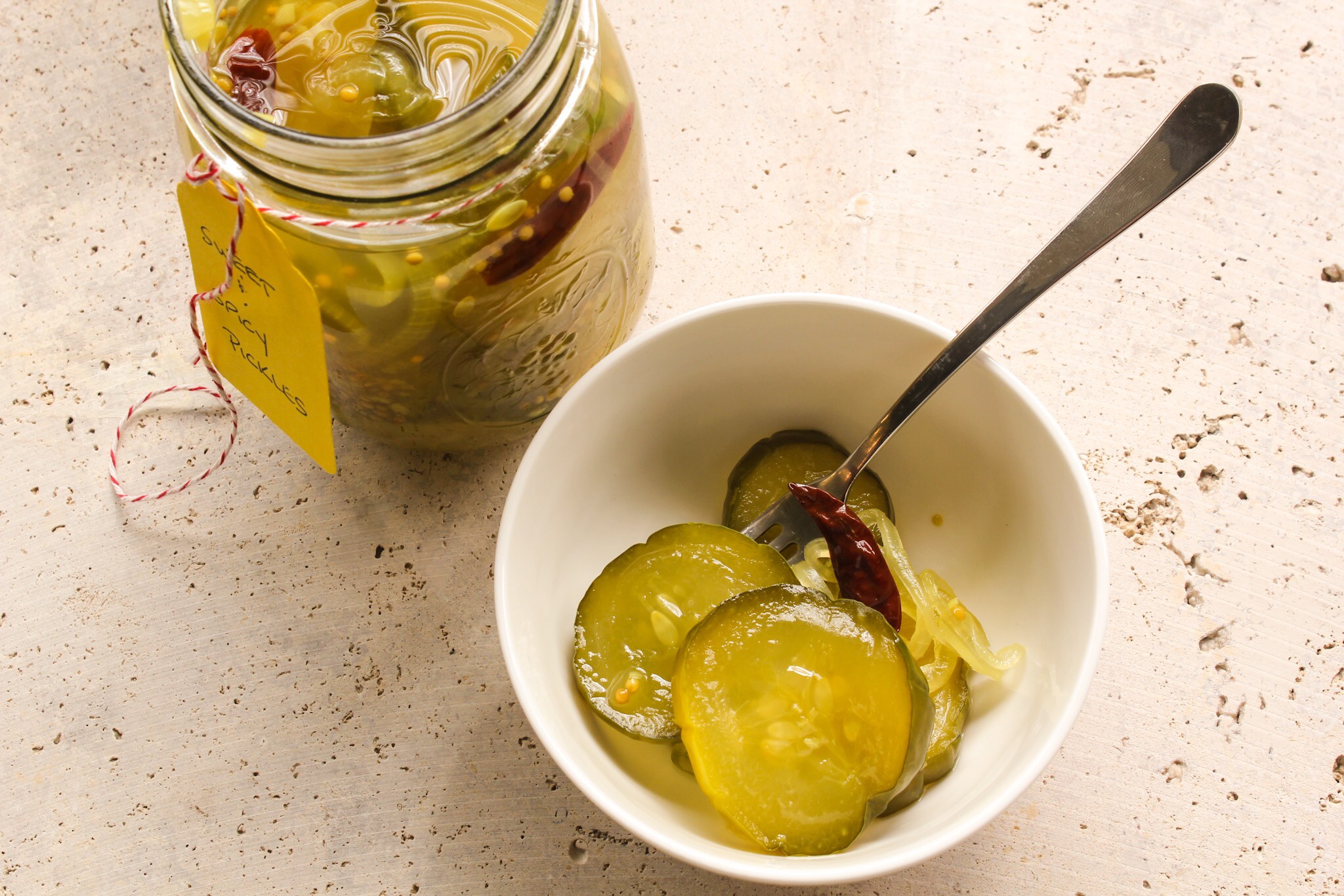 Emeril's Homemade Sweet and Spicy Pickles Recipe