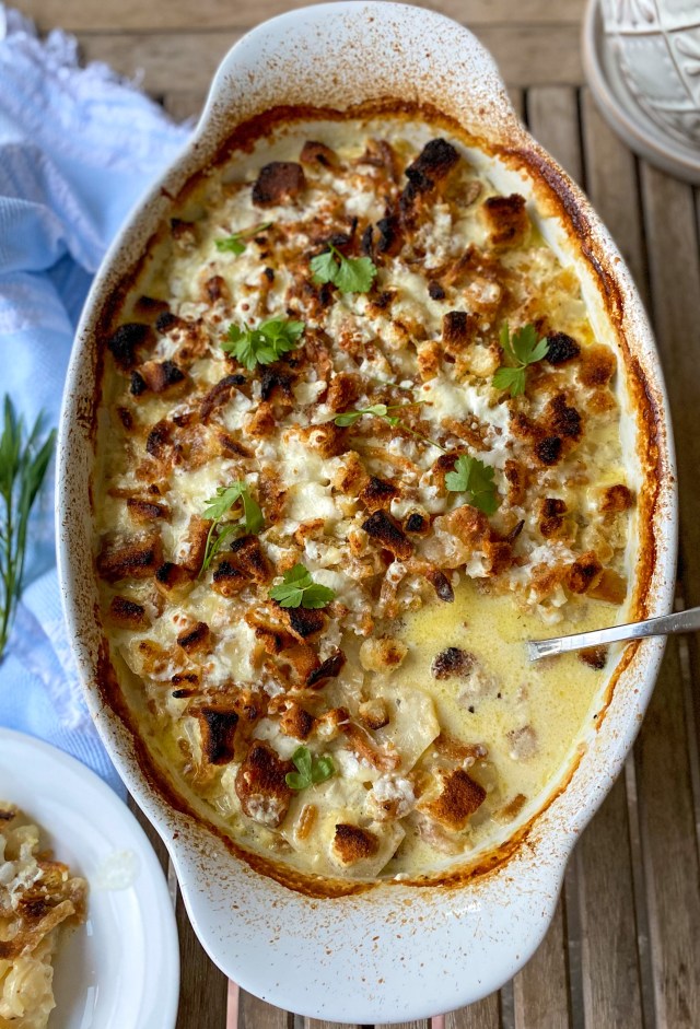 French Onion Soup Potato Gratin Recipe