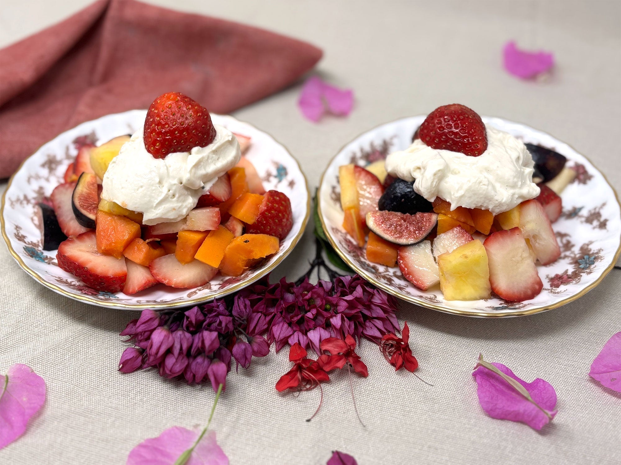 Fresh Fruit with Honey Vanilla Mascarpone Recipe