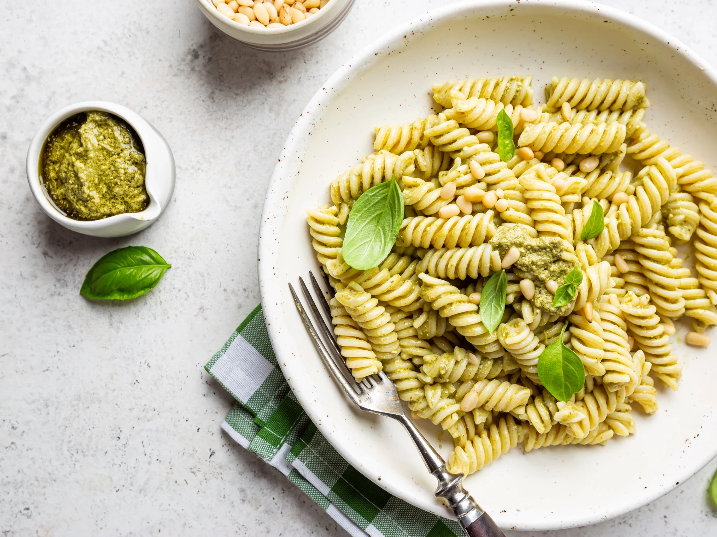 Fusilli with Spicy Pesto Recipe