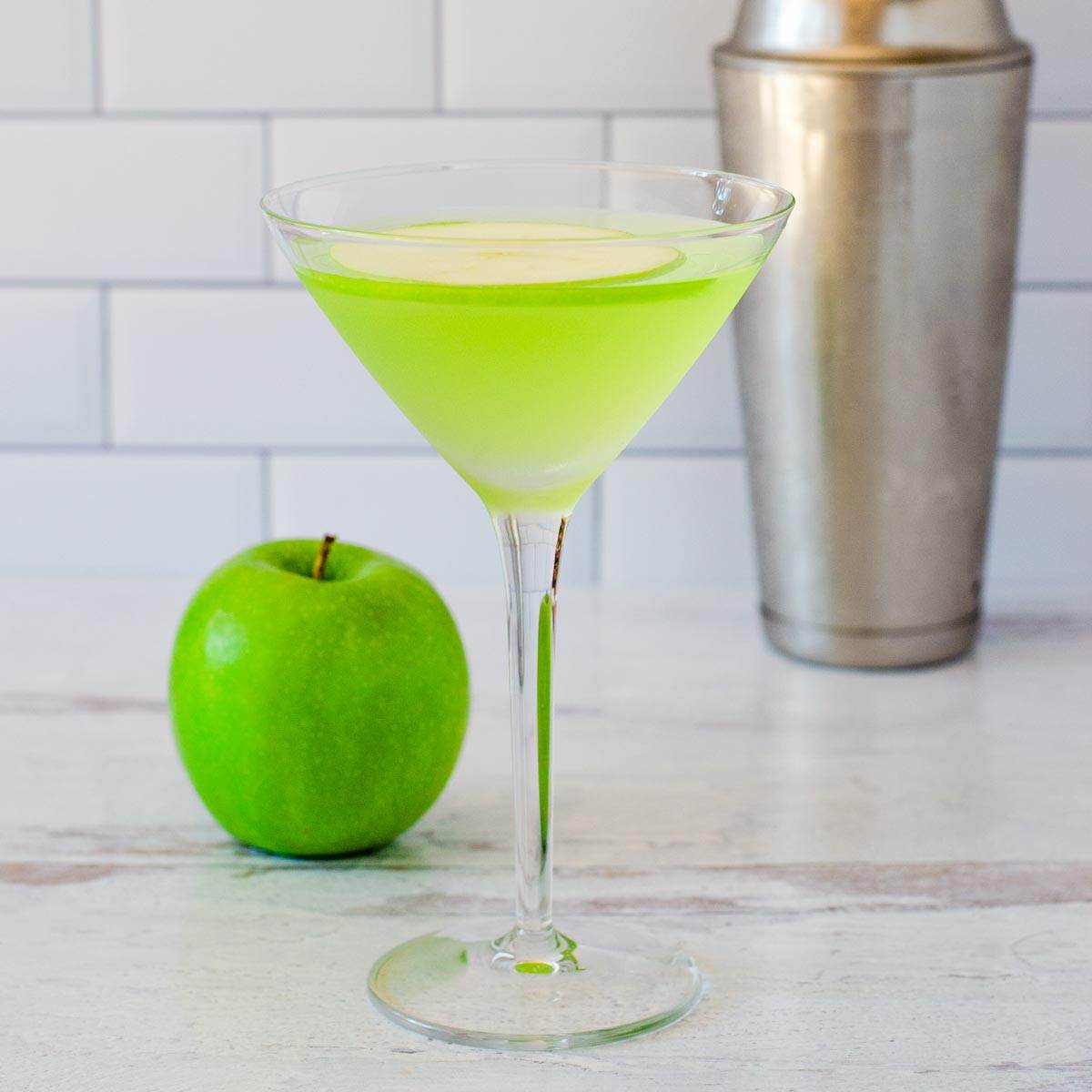Sour Apple Martini by Nigella Lawson
