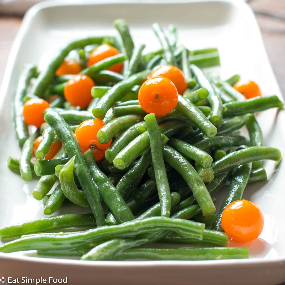 Green Beans and Cherry Tomatoes Recipe