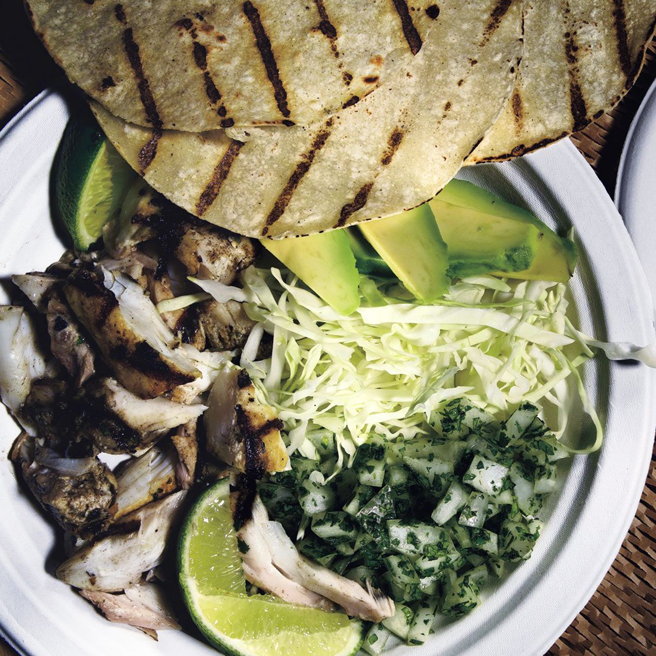Grilled Fish Tacos with Vera Cruz Salsa Recipe