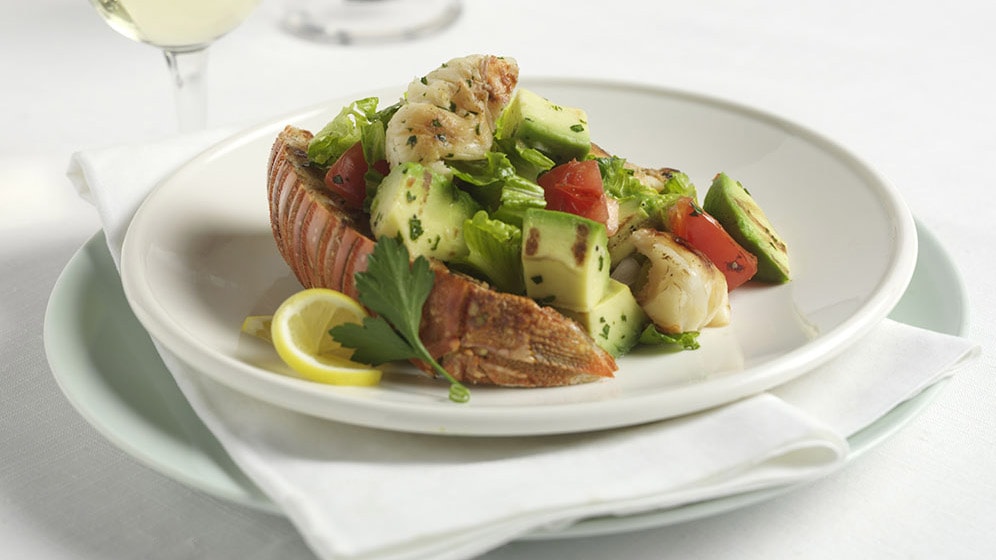 Grilled Lobster And Avocado Salad Recipe