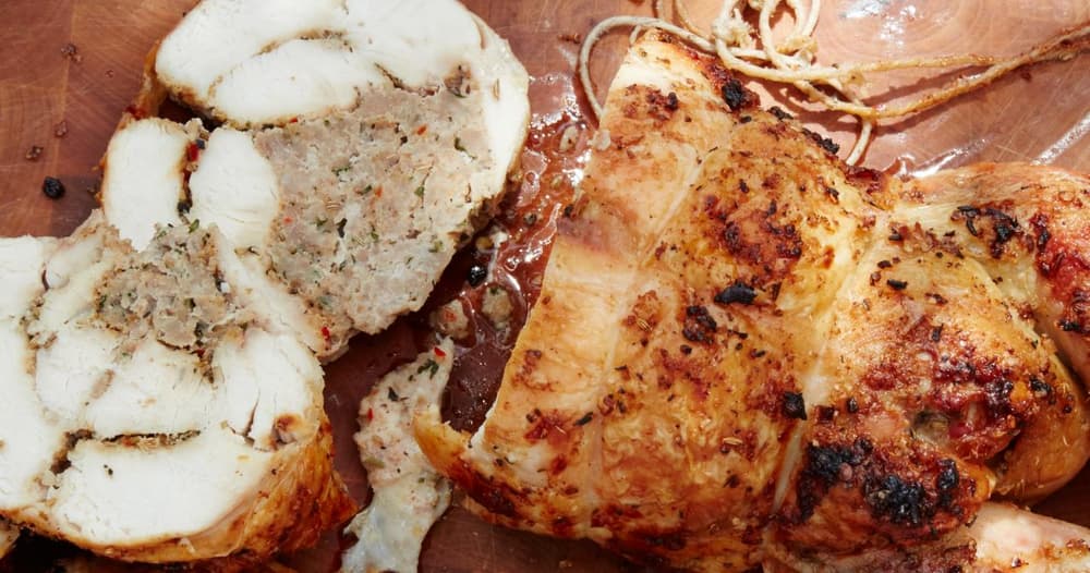 Grilled Whole Porchetta-Style Chicken