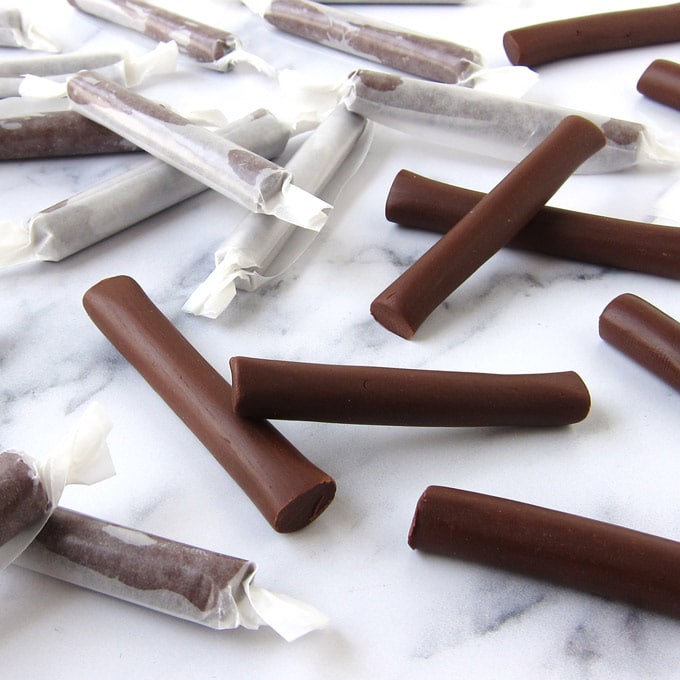 Homemade Chocolate Tootsie Rolls Recipe