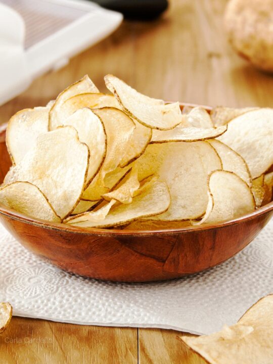 Homemade Salt and Vinegarish Potato Chips Recipe