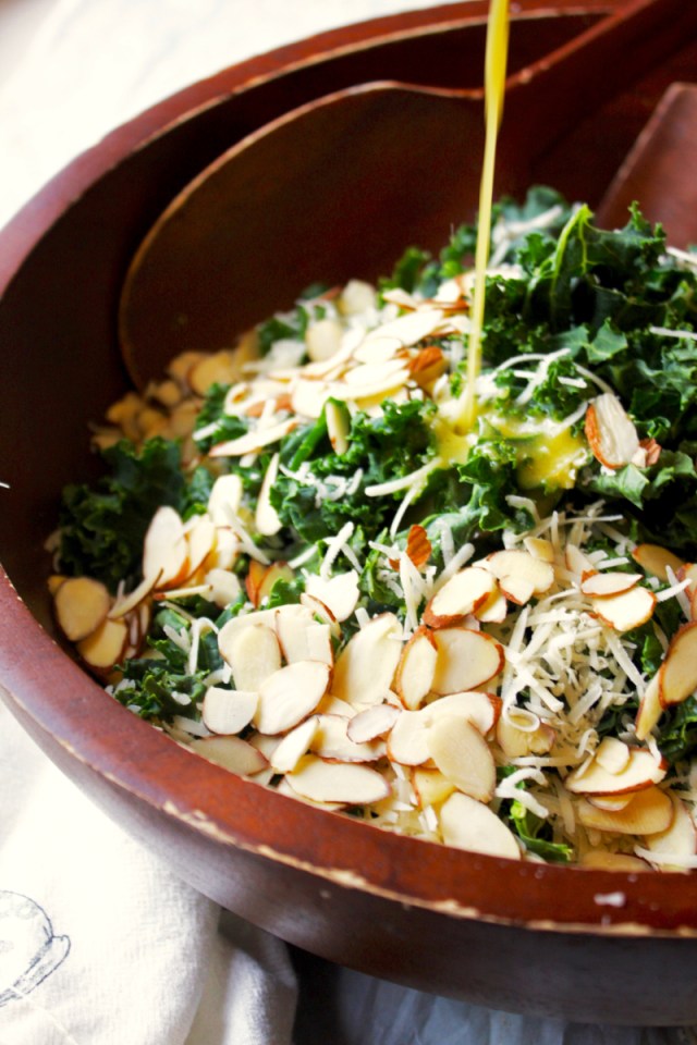 Kale Salad with Lemon Vinaigrette Recipe