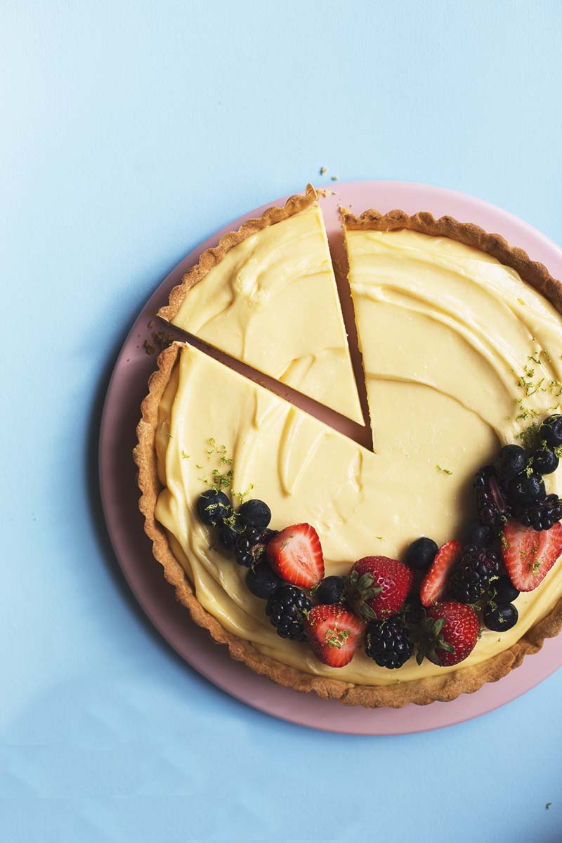 Lemon and Lime Cream Tart Recipe