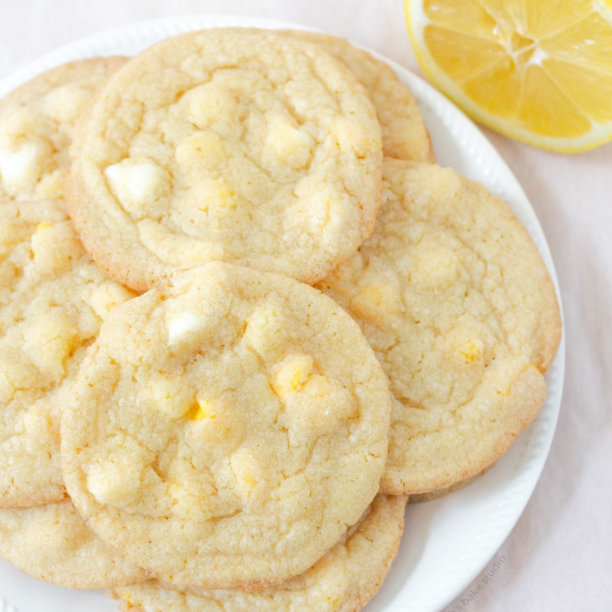 Lemon White Chocolate Chip Cookies