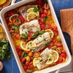 Mediterranean Cod Packets Recipe