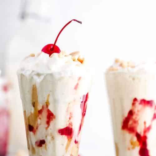 Mini PB and J Milkshakes Recipe