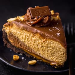 No-Bake Peanut Butter Ganache Mud Pie Recipe