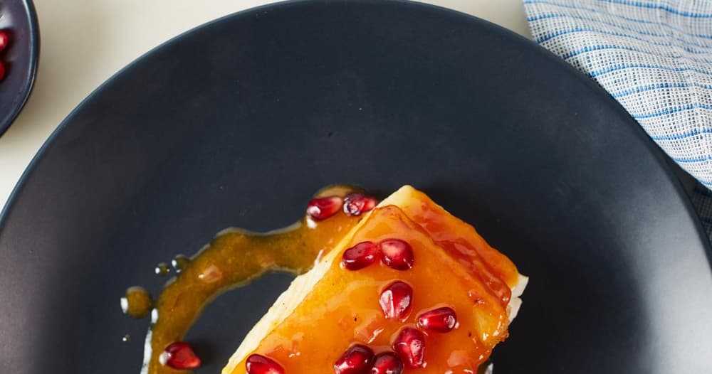 Pan-Seared Halibut with Blood Orange Butter Sauce Recipe