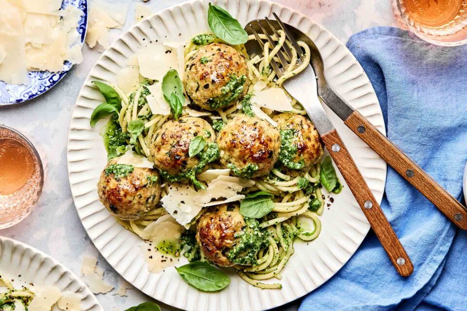 Pesto Meatballs Recipe
