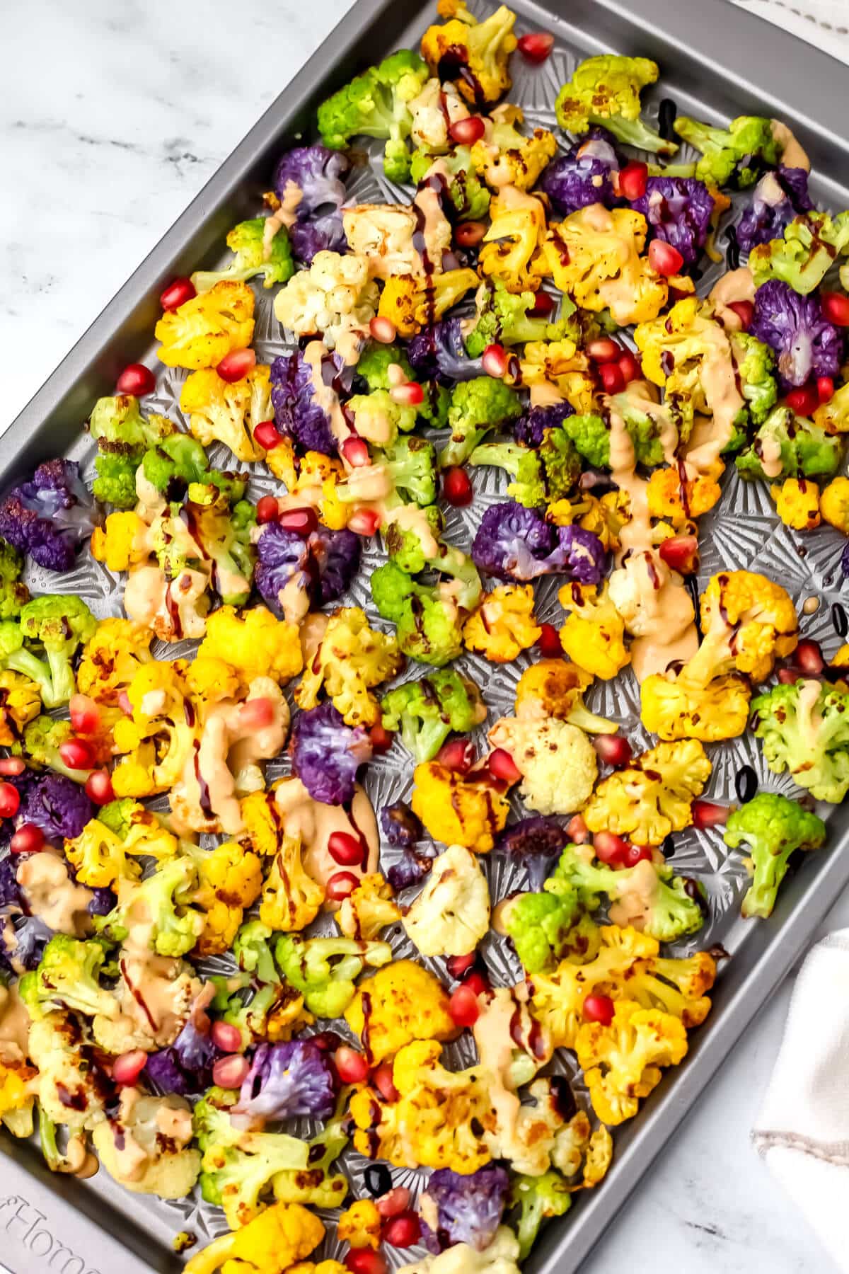 Rainbow Cauliflower Gratin
