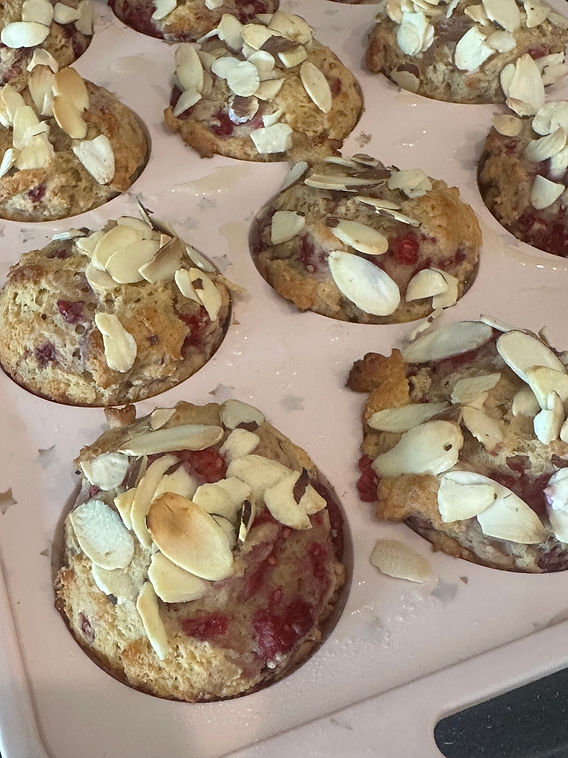 Raspberry Protein Muffins Recipe