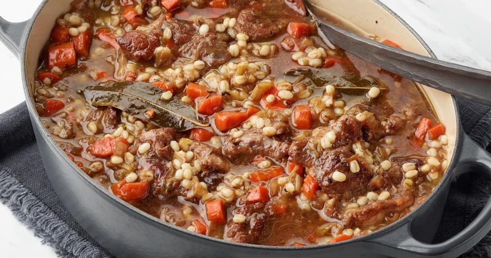 Rich Beef Barley Soup Recipe