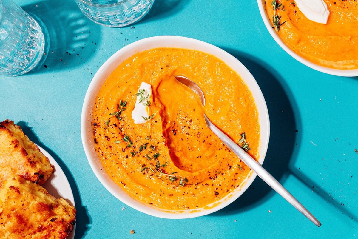 Roasted Vegetable Soup Recipe