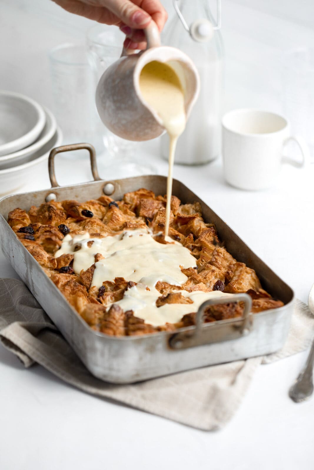 Rum Raisin Bread Pudding Recipe
