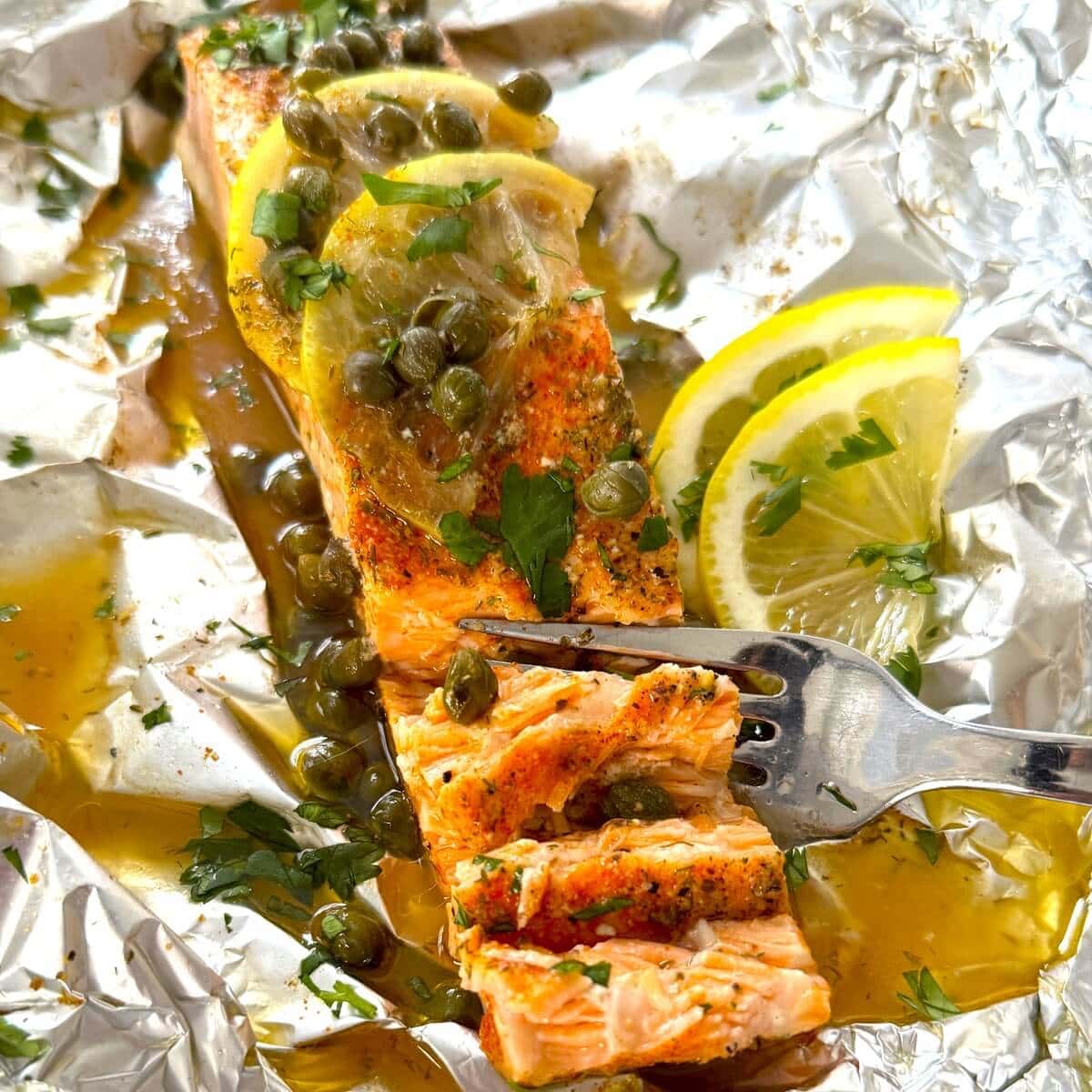 Salmon Baked in Foil Recipe