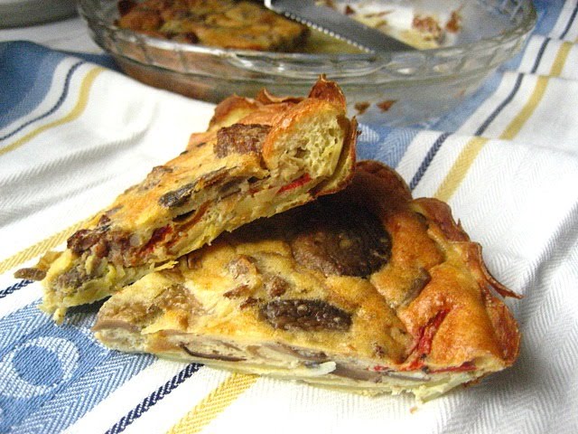 Sausage Pie with a Crispy Potato Crust Recipe