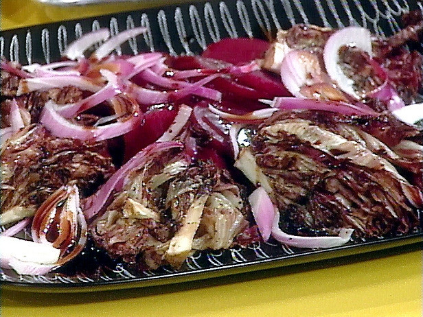 Seared Radicchio with Balsamic and Parmesan Recipe