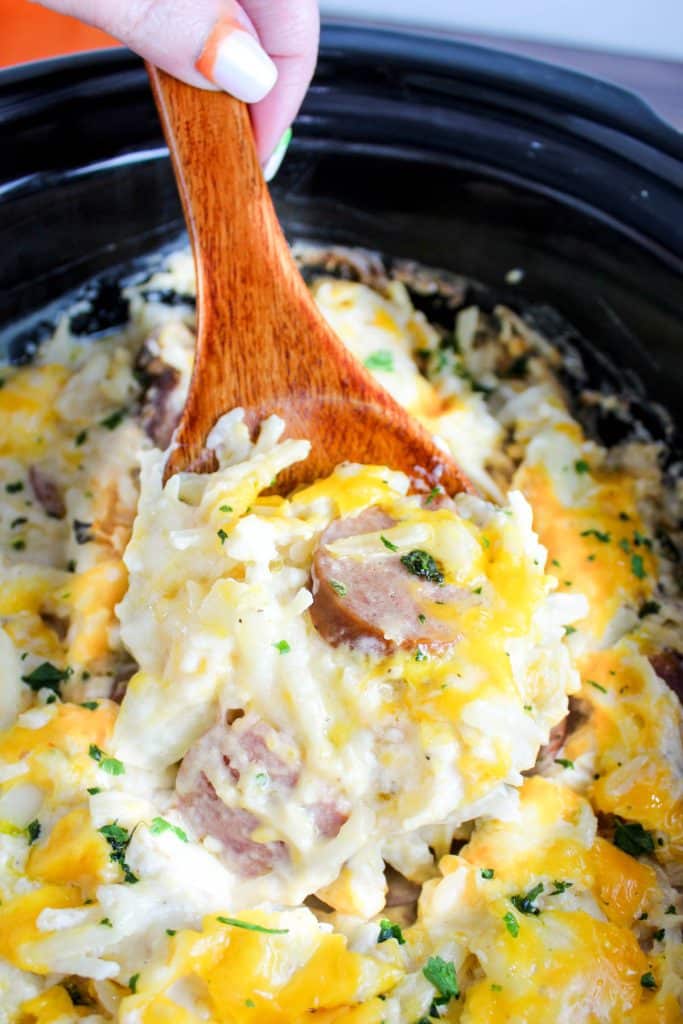 Slow-Cooker Breakfast Sausage Casserole