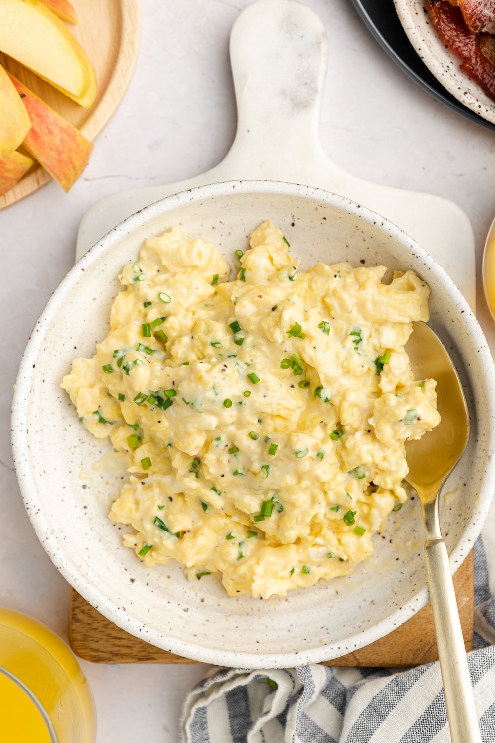Sour Cream Scrambled Eggs Recipe