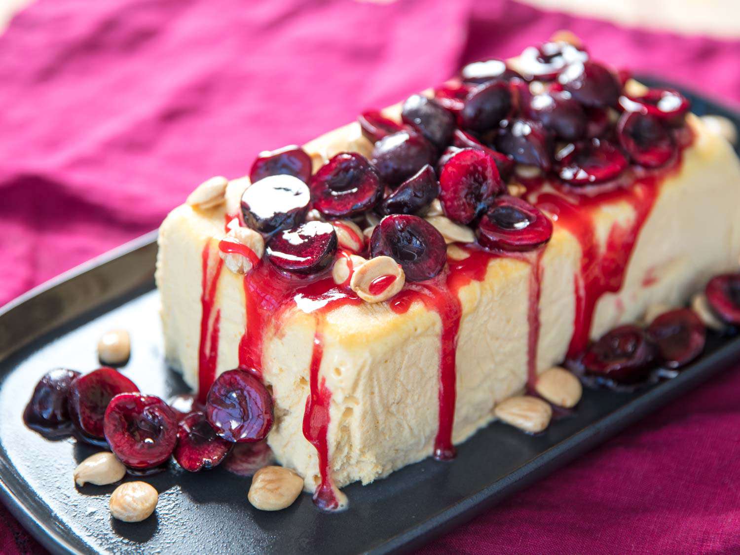 Spiced Honey Semifreddo with Dried Fruit and Almonds Recipe