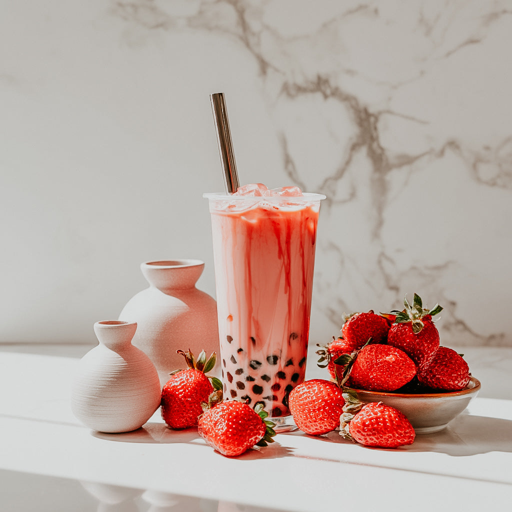 Strawberry Milk Tea Recipe