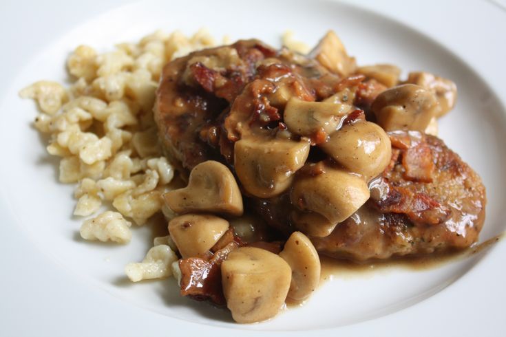 Sunny's BK Jagerschnitzel with Sunny's Lemon-Thyme Spaetzle Recipe