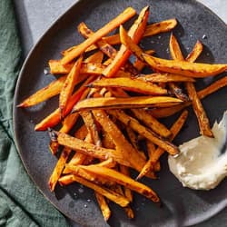 Sweet Potato Steak Fries Recipe