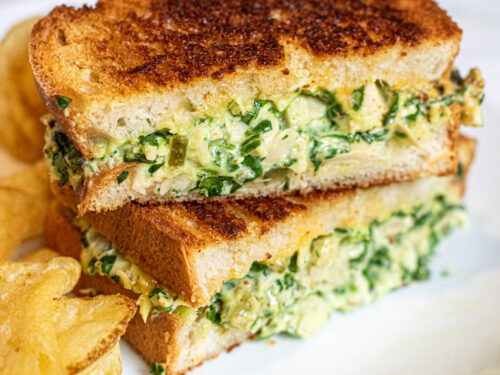 Tuna, Cheddar, and Spinach Pocket Recipe
