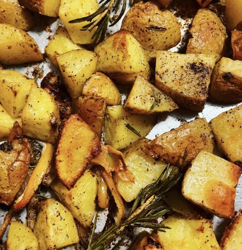 Tuscan Roasted Potatoes &amp; Lemon Recipe