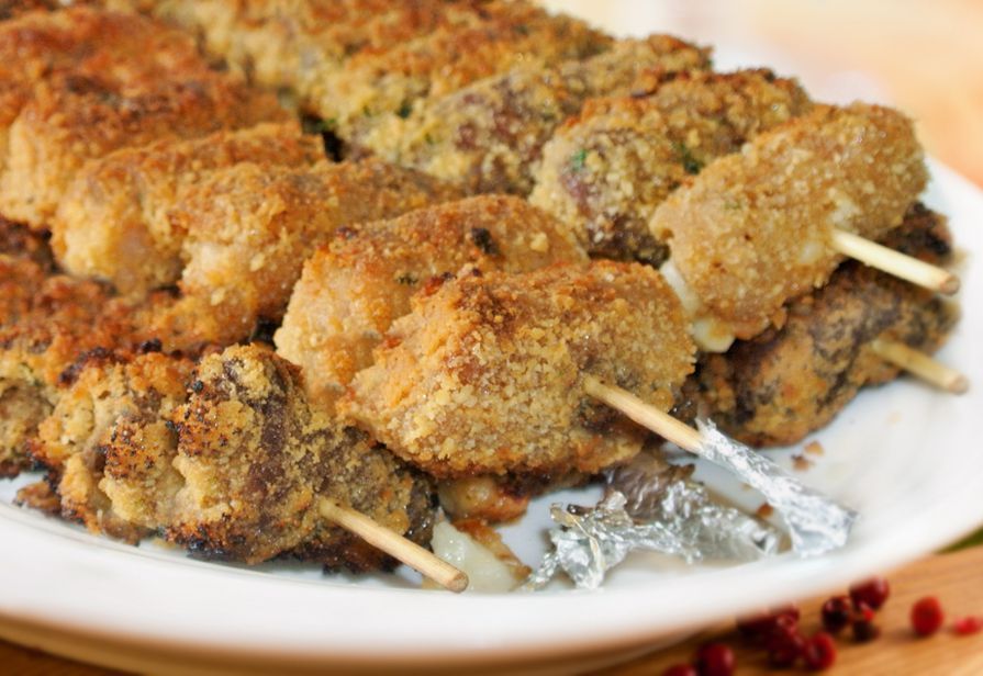 Veal Spiedini - Stuffed, Skewered, and Grilled Recipe