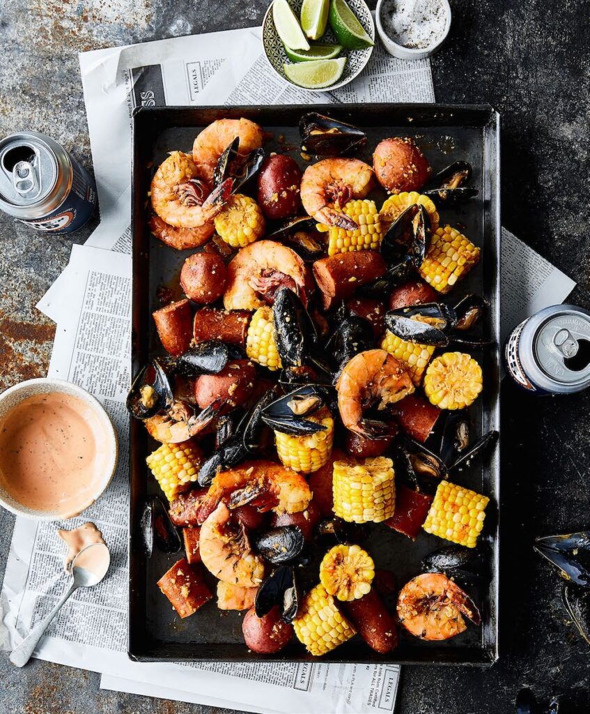 Viet-Cajun Seafood Boil with Lemongrass-Garlic Butter Recipe Kitchen